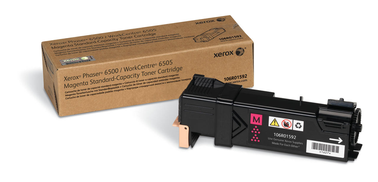 Xerox Phaser 6500/WorkCentre 6505, Standard Capacity Magenta Toner Cartridge 1,000 Pages