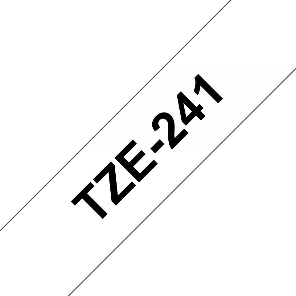 Brother BROTHER TZE241 P-TOUCH TZE LABEL TAPE 18MM GLOSS