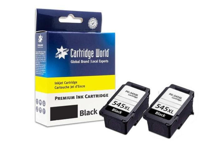 Cartridge World Compatible with Canon PG-545XL Black Twin Pack (8286B001)