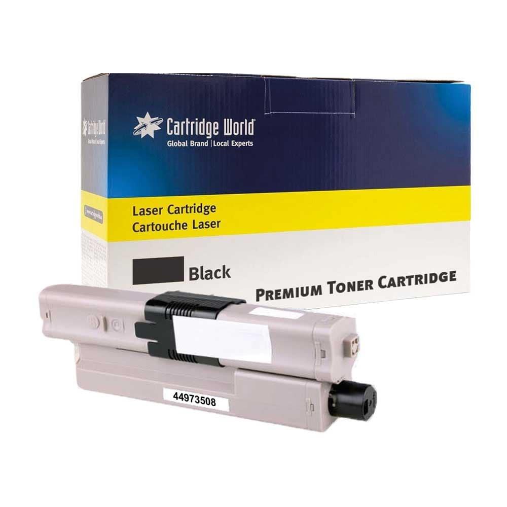 Cartridge World Compatible with Oki 44973508 Black Toner High Capacity