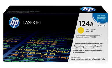 HP 124A Original Yellow Toner Cartridge (B Grade)