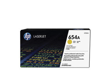 HP 654A Original Yellow Toner Cartridge (B Grade)