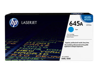 HP 645A Original Cyan Toner Cartridge (B Grade)