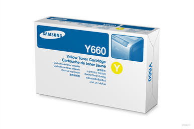 Samsung CLP-Y660A Original Yellow Toner Cartridges (B Grade)