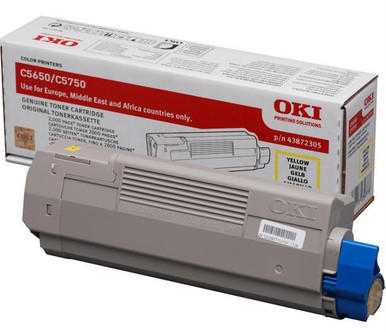 Oki OKI 43872305 Original Yellow Toner Cartridge (B Grade)