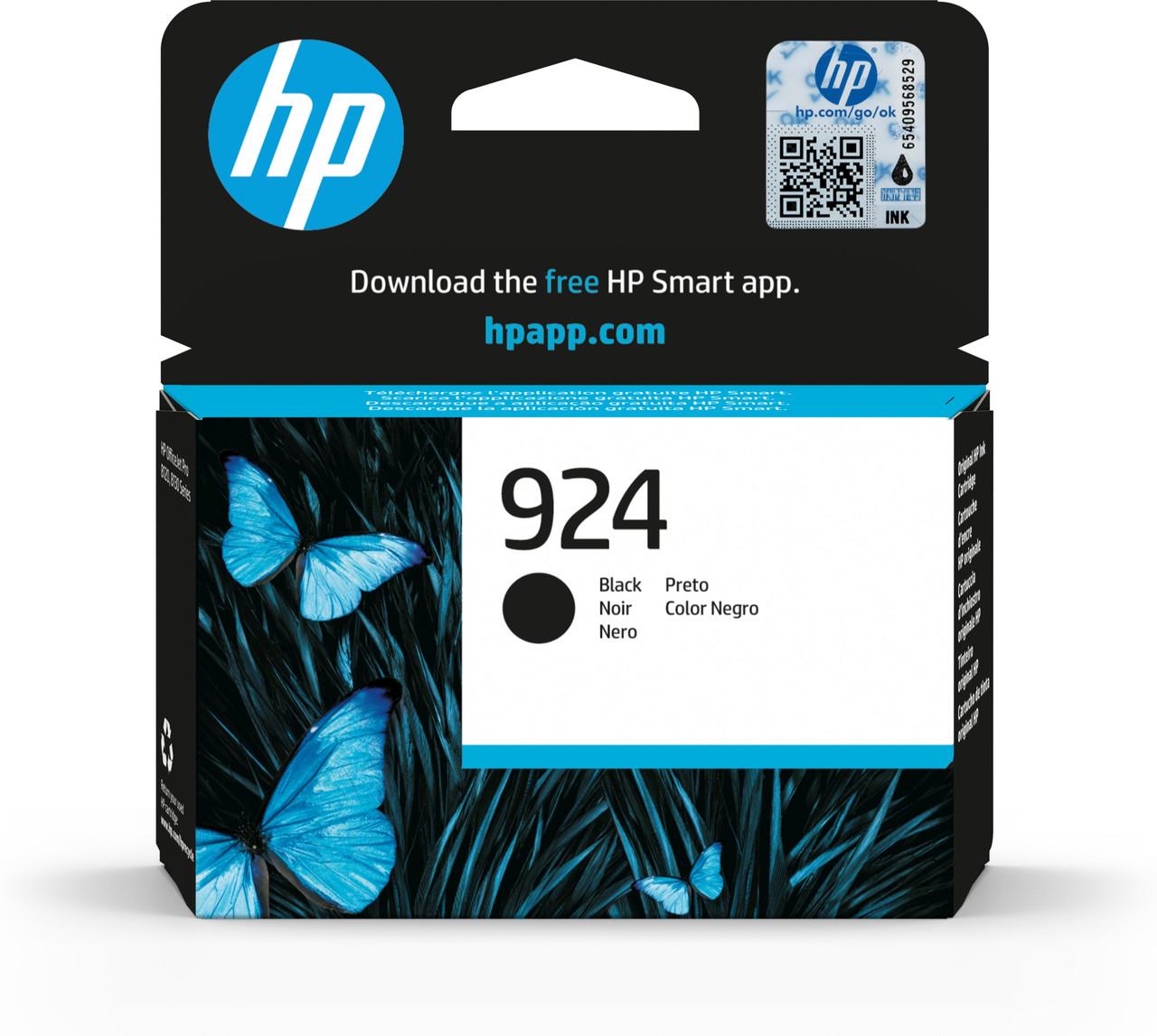 HP 924 Black Standard Ink Cartridge 500 Pages - 4K0U6NE