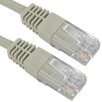 Cartridge World RJ45 (M) to RJ45 (M) CAT5e 10m Grey OEM Moulded Boot Copper UTP Network Cable