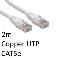 Cartridge World RJ45 (M) to RJ45 (M) CAT5e 2m White OEM Moulded Boot Copper UTP Network Cable