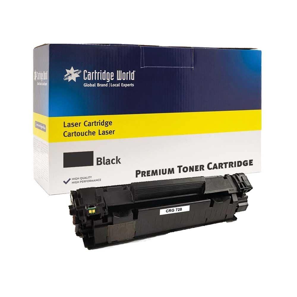 Cartridge World Compatible with Canon CRG 728 Cartridge Black 3500B002