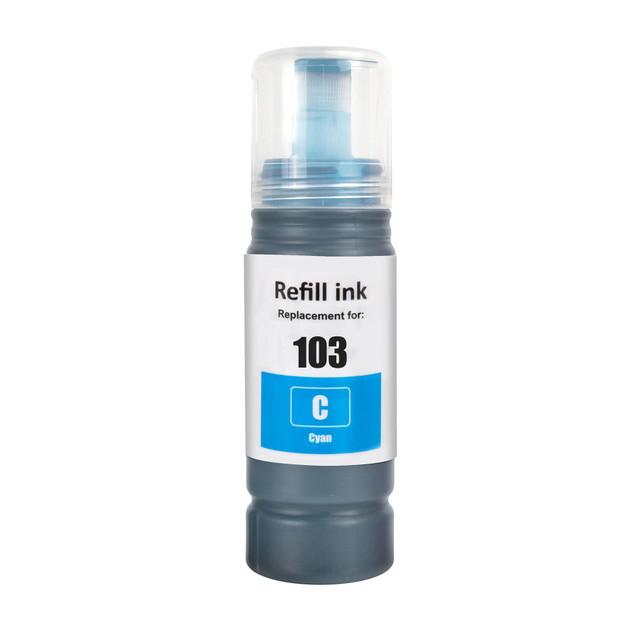 Cartridge World Compatible Epson 103 EcoTank Cyan Ink Bottle (C13T00S24A)