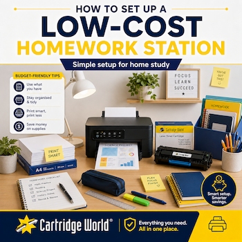 How to Set Up a Low-Cost Homework Station at Home