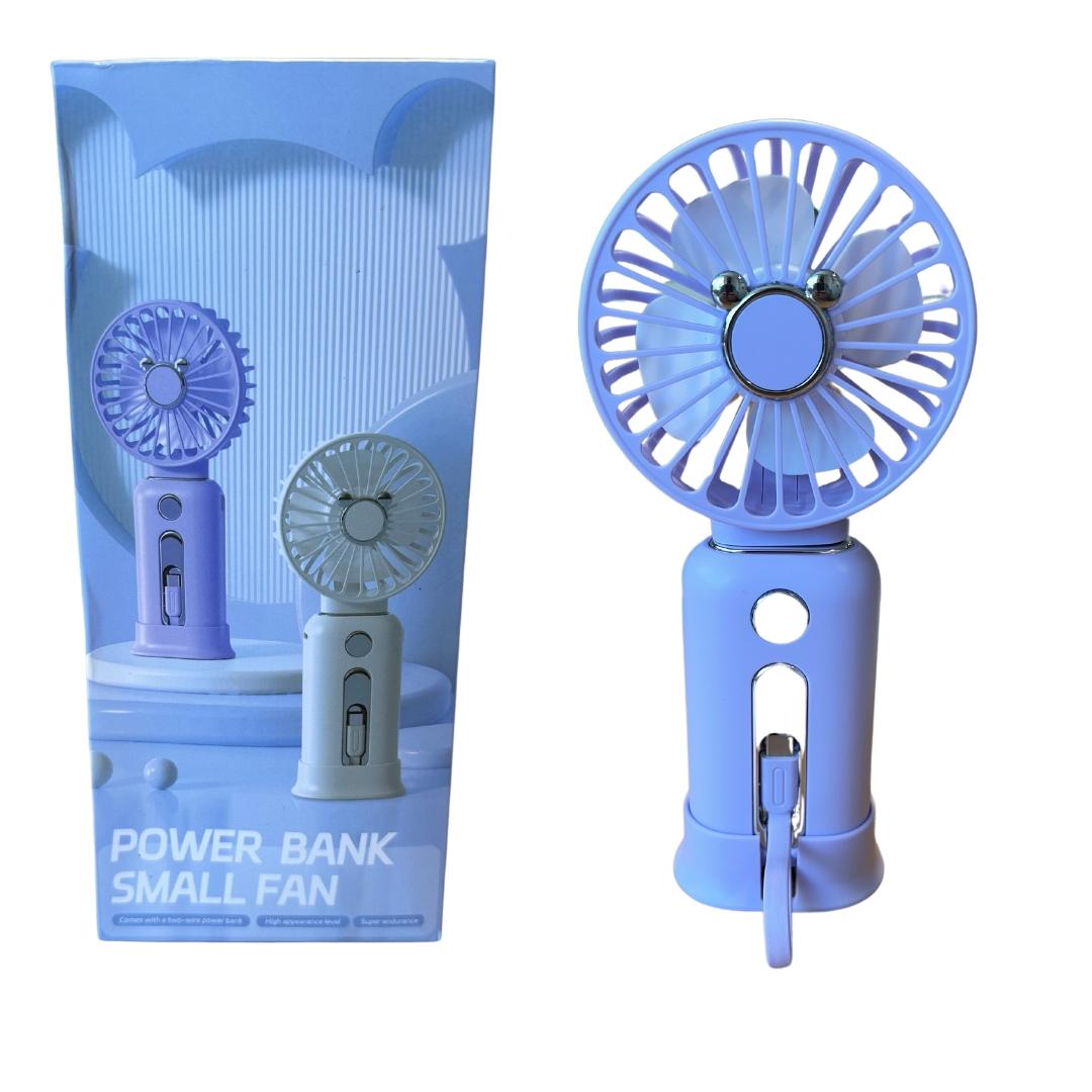 Handheld 3-in-1 Dual Use Fan With Power Bank Charger (USB) - Cooling Solutions - Powe