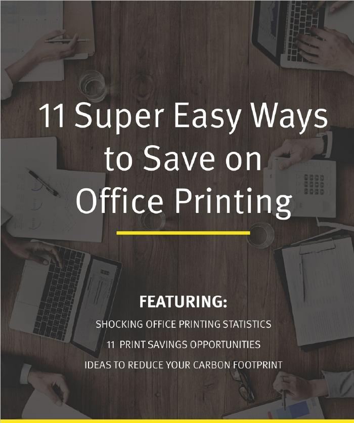 11 easy ways to save on printing