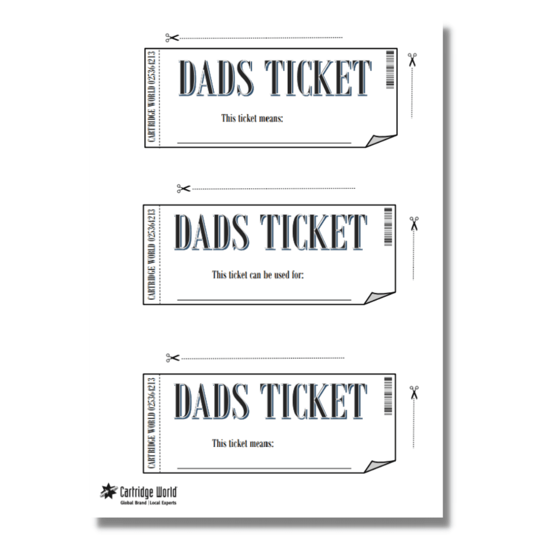 Dads Tickets