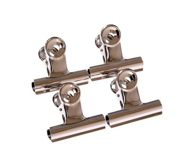 ValueX Grip Clip Nickel 76mm PK10 - Spring Clips - Document Clips