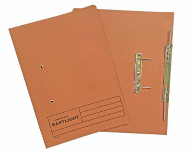 ValueX Springfile Foolscap Orange PK25 - Spring Files - Document Organizers