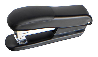 ValueX Stapler Half Strip Plastic Black - -