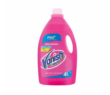 Vanish Professnl Liquid Stain Remover 4L - Fabric Stain Removers - Liquid Stain Remov