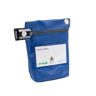 Versapak Secure Cash Bag Med Blue - Cash Bags -