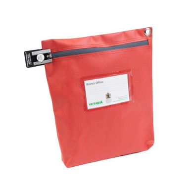 Versapak Secure Cash Bag Med Red - Cash Bags -