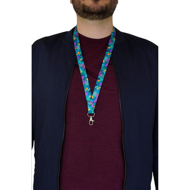 Avery Recycled Spring Pre-Printed Lanyard with 2cm Wide Carabiner (Pack 1) - R4828SP-