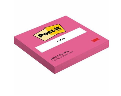Notes Retail Display 76x76mm 100 Sheets Assorted Colours (Pack 10) - 71003178