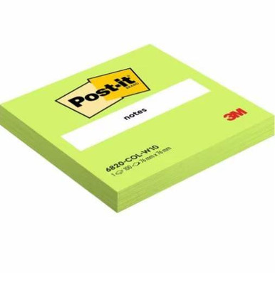 Notes Retail Display 76x76mm 100 Sheets Assorted Colours (Pack 10) - 71003178