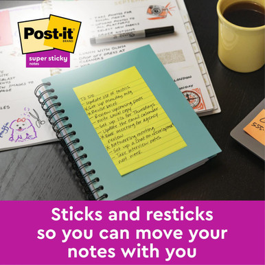 Notes 102x152mm 100 Sheets Ruled Rainbow Colours (Pack 6) 660N - 7100172324 -