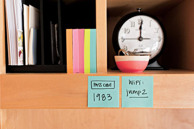 Note Cube 76x76mm 450 Sheets Pastel Blue 2028B - 7100172385 - Sticky Notes -