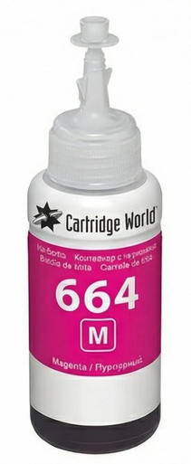 Compatible Epson 664 Ecotank Magenta Ink bottle (70ml)-C13T664340 - Epson EcoTank Ser