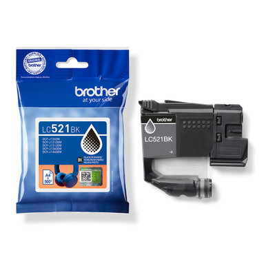 Brother LC-521BK Black Ink Cartridge - Brother DCP-J Series Ink Cartridges -