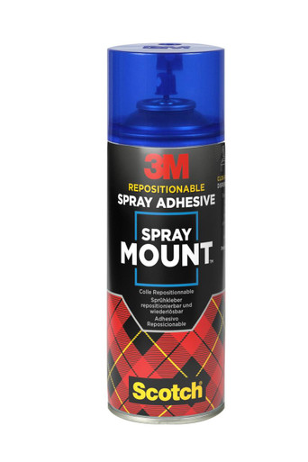 3M ScotchÃ‚Â® SprayMount Adhesive Spray 400 ml 1 Can/Pack - Spray Adhesives - Permanent Adhesives