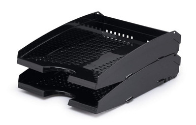 Durable TREND Letter Tray A4 Black - Letter Trays - Modular Organisers
