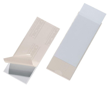 Durable POCKETFIX Label Sleeve 150x58mm (10) - Label Holders - Self-Adhesive Pockets
