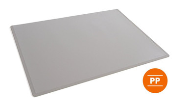 Durable Overlay Desk 53x40cm Mat Grey - Desk Mats - Overlay Desk Mats