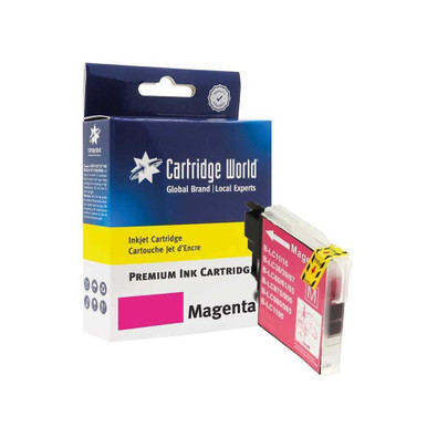 Image of Compatible Brother LC-1100M/LC-980M Magenta Inkjet Cartridge - Brother MFC Series Ink Cartridges - Brother MFC-250C Ink Cartridges CWC-B-LC1100M