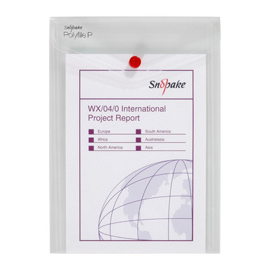 Polyfile P A5 Clear- 5 Files - Document Holders - Polypropylene Files