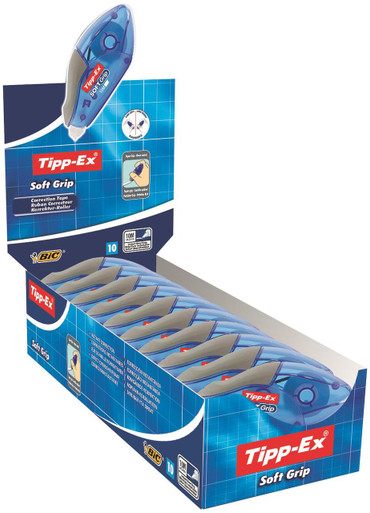 Tipp-Ex Soft Grip Correction Tape Pack of 10 - Correction Tape - Correction Tools