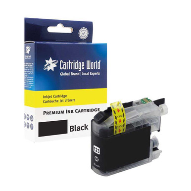 Image of Compatible Brother LC-123BK Black Inkjet Cartridge - Brother DCP-J Series Ink Cartridges - Brother DCP-J132W Ink Cartridges CWC-B-LC123BK