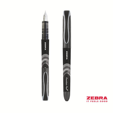 Zebra Disposable Fountain Pen Black Box 12 - Fountain Pens - Disposable Pens