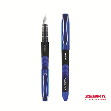 Zebra Disposable Fountain Pen Blue Box 12 - Fountain Pens - Disposable Pens