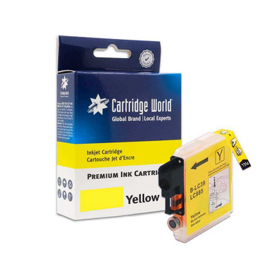 Image of Compatible Brother LC-985Y Yellow Inkjet Cartridge - Brother DCP-J Series Ink Cartridges - Brother DCP-J125 Ink Cartridges CWC-B-LC985Y