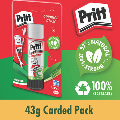 Pritt Glue Stick 43G Pack Of 12 - -