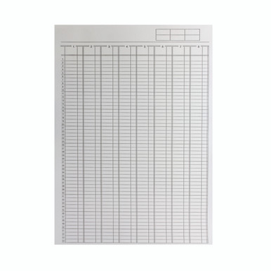 Q-Connect 8 Column Analysis Pad A4 - -