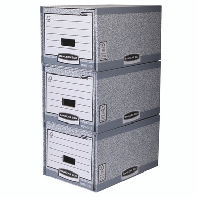 Bankers Box Stor Drawer GRY/WHT PK5 - -