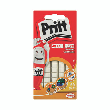 Pritt Multi Tack 65 Square WHT PK24 - -