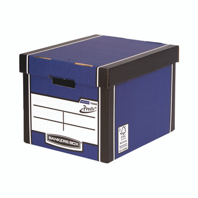 Premium Presto Stor Box BLU/WHT PK10 - -