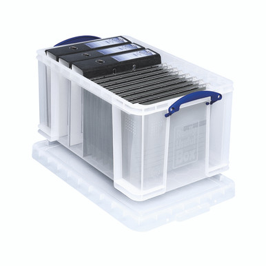 Really Useful 48 Litre Box Clear - -