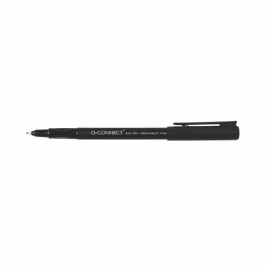 Q-Connect OHP Pen Perm Fine BLK PK10 - -