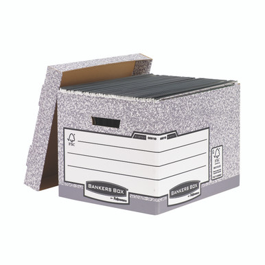 Bankers Box Stor Box Std GREY PK10 - -